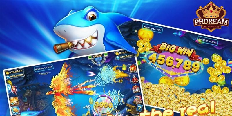 Overview of gold fish shooting game